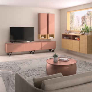 MÉLAMINÉ MÉLAMINÉ Décor aspect chêne à nœuds 