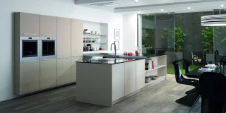 Mélaminé sienne mat