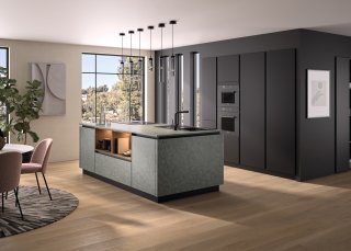 SENSE Panneau laqué sense noir mat